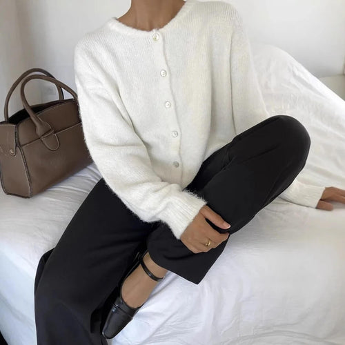 Gilet en Maille Duveteuse Aurielle