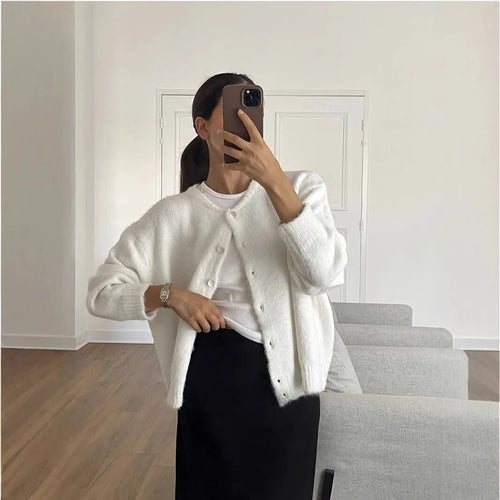 Gilet en Maille Duveteuse Aurielle