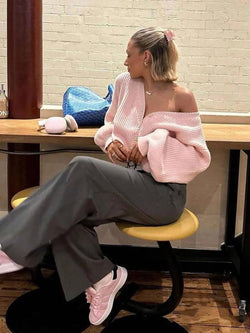 Gilet en Maille Oversize Céliane