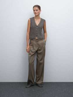 Gilet en Maille Sans Manches Zalina