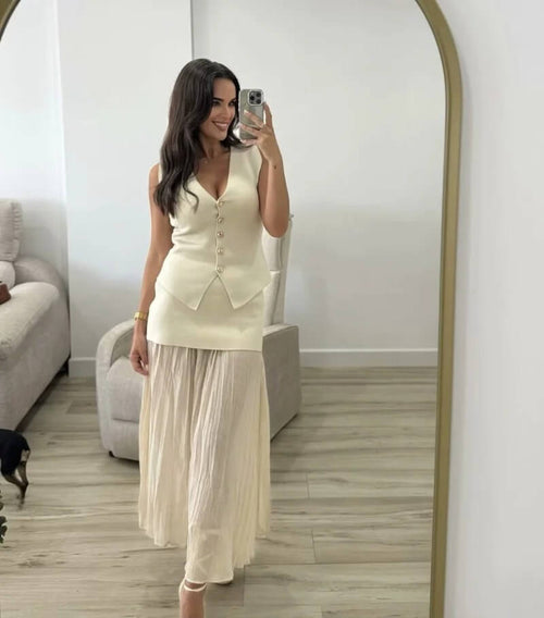Gilet sans Manches Cintré Équinoxe