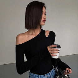Haut Asymétrique à Découpe Bérangère