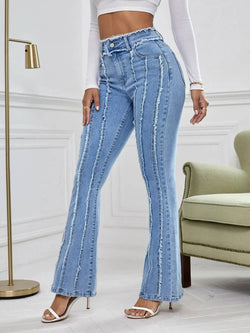 Jean Flare Taille Haute Liané