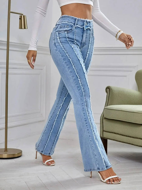 Jean Flare Taille Haute Liané