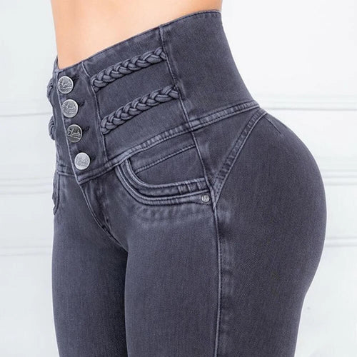 Jean Skinny Push-Up Taille Haute Salyne