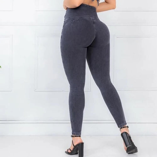 Jean Skinny Push-Up Taille Haute Salyne