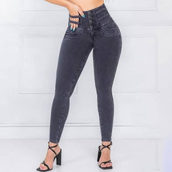 Jean Skinny Push-Up Taille Haute Salyne