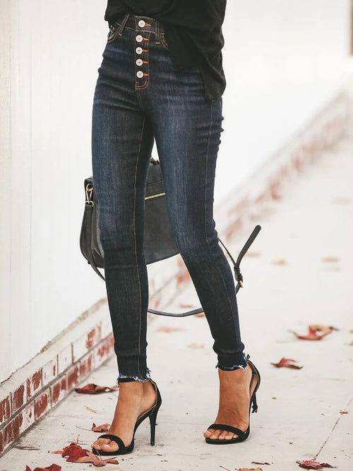 Jean Skinny Taille Haute Yliane