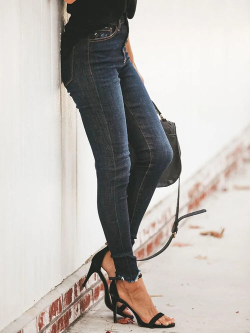 Jean Skinny Taille Haute Yliane