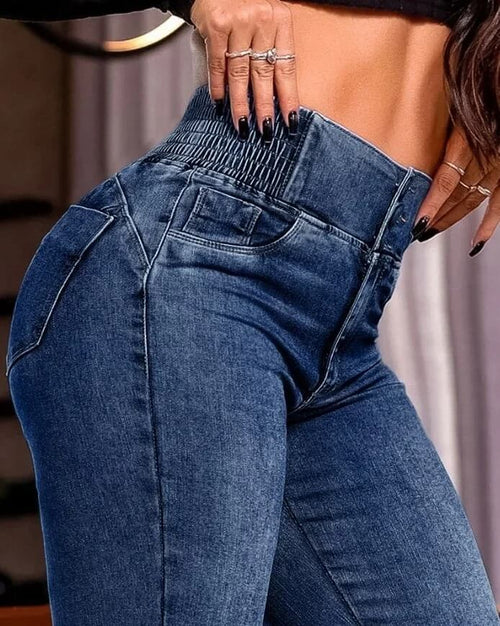 Jean Taille Haute Bootcut Zeliane