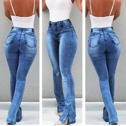Jean Taille Haute Flare Cyndra