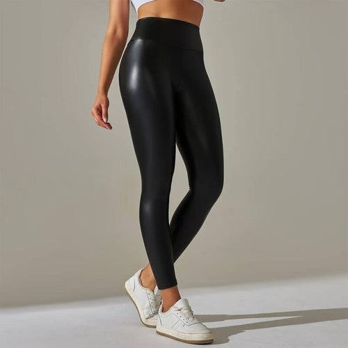 Legging Taille Haute Effet Cuir Eurydice