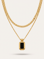 Aurora Layered Gold Necklace