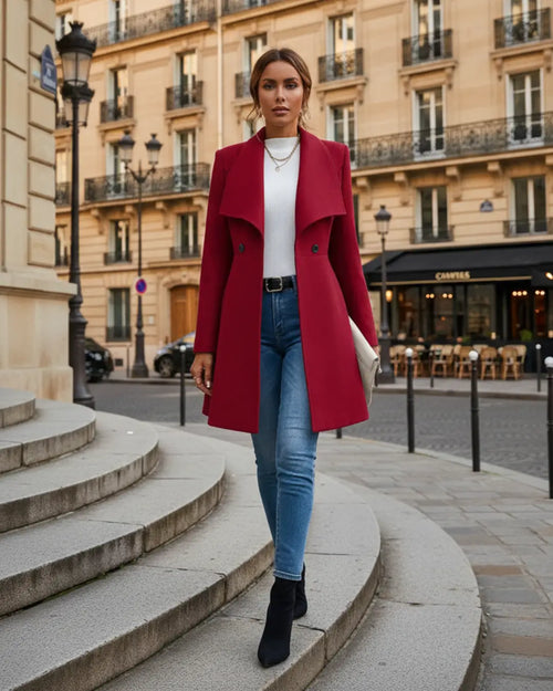 Manteau Mi-long Croisé Elsa