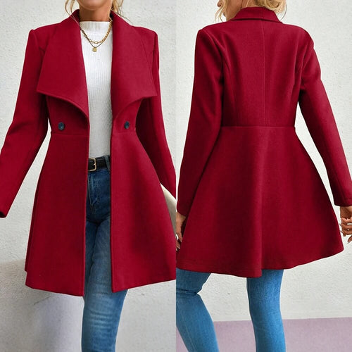 Manteau Mi-long Croisé Elsa