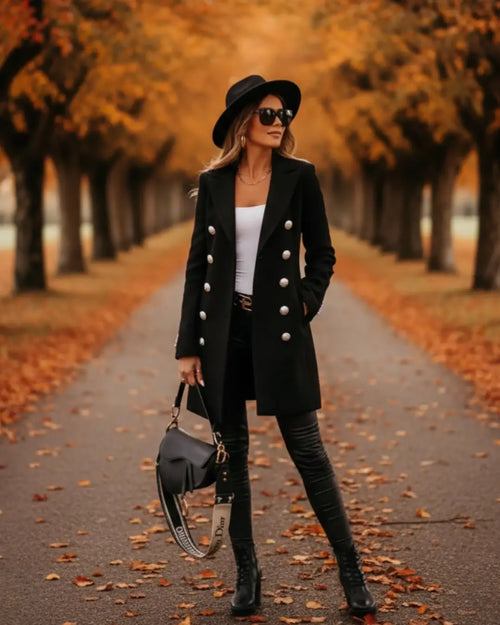 Manteau Trench Chic à Double Boutonnage Nina