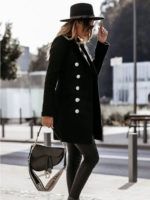 Manteau Trench Chic à Double Boutonnage Nina