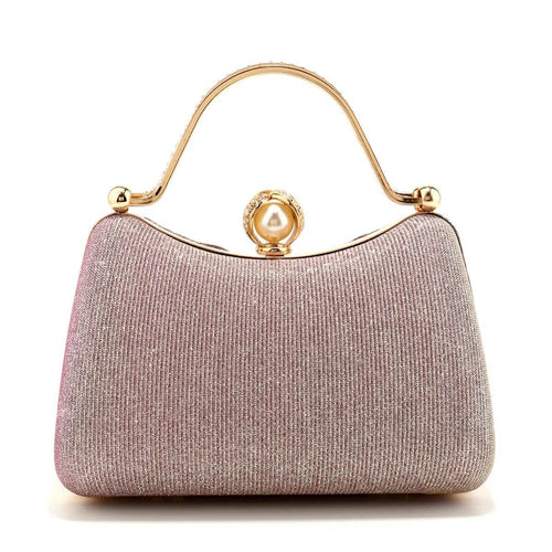 Minaudière Plissée Marcelline - Rose