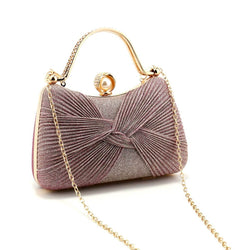 Minaudière Plissée Marcelline - Rose