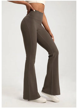 Pantalon Évasé Taille Haute Babette
