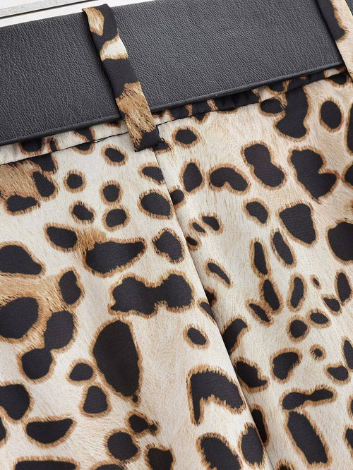 Pantalon Large Léopard Elisane