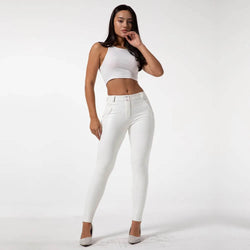 Pantalon Taille Haute Galbant Paloma - Blanc / 34