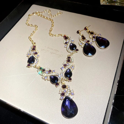Parure Collier et Boucles d’Oreilles Ombeline - Or