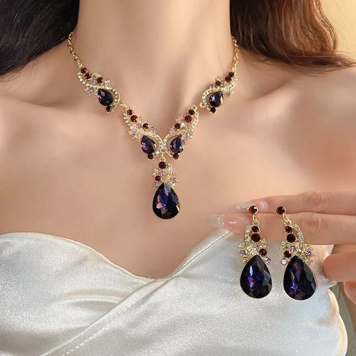 Parure Collier et Boucles d’Oreilles Ombeline - Or