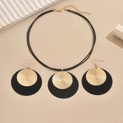 Parure de Bijoux 2 Pièces Tatienne - Noir