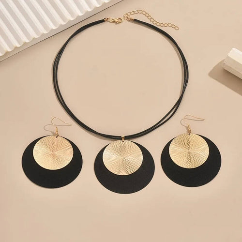 Parure de Bijoux 2 Pièces Tatienne - Noir