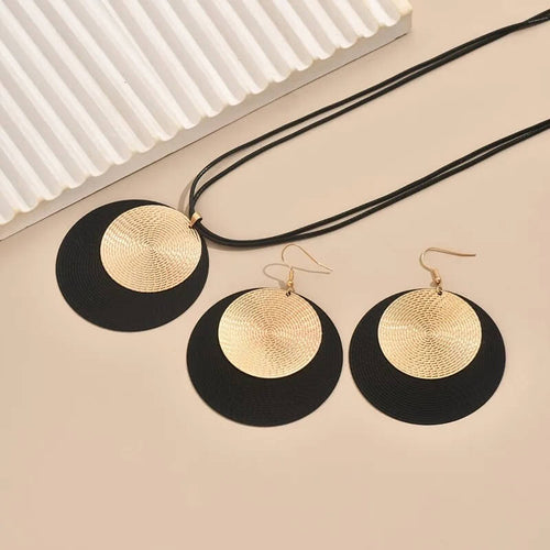 Parure de Bijoux 2 Pièces Tatienne - Noir