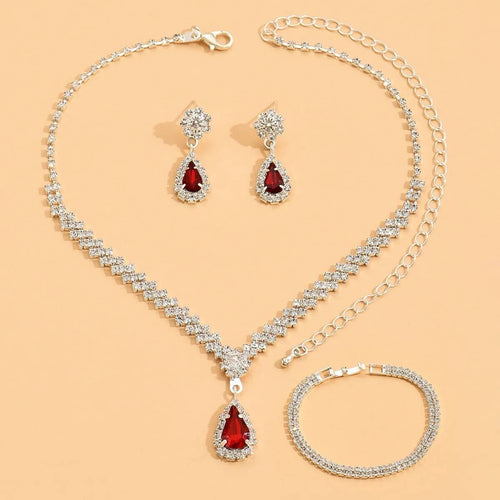 Parure de Bijoux 3 Pièces Pervenche