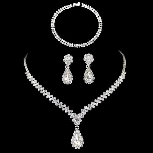 Parure de Bijoux 3 Pièces Pervenche