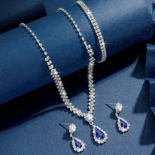 Parure de Bijoux 3 Pièces Pervenche