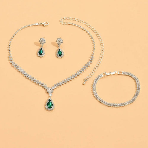 Parure de Bijoux 3 Pièces Pervenche