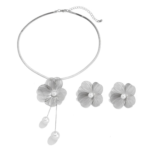 Parure de Bijoux Florale Pélagie