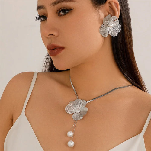 Parure de Bijoux Florale Pélagie