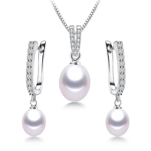 Parure de Bijoux Méloé - Blanc