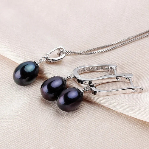 Parure de Bijoux Méloé - Noir