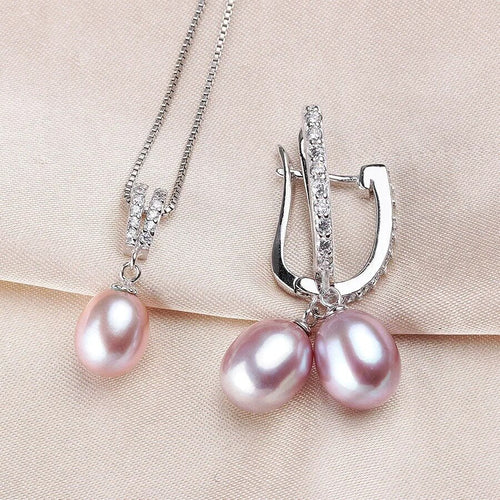 Parure de Bijoux Méloé - Rose