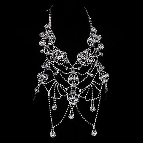 Plastron de Corps Cascade Strass Andalousie