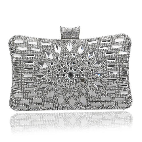 Pochette de Soirée à Strass Loïse - Argent
