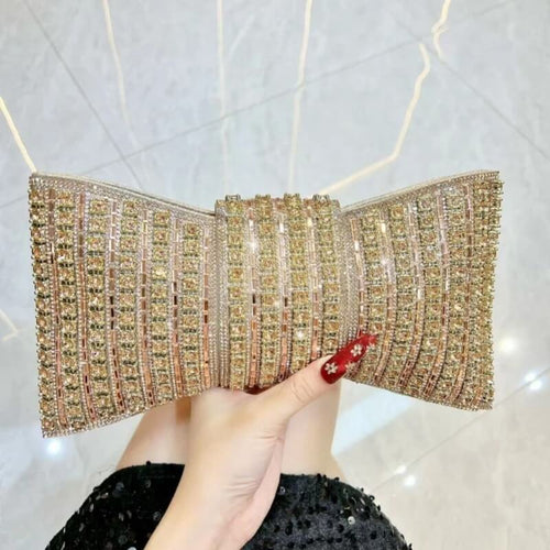 Pochette de Soirée Rigide Maxellende - Beige