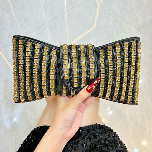 Pochette de Soirée Rigide Maxellende - Noir