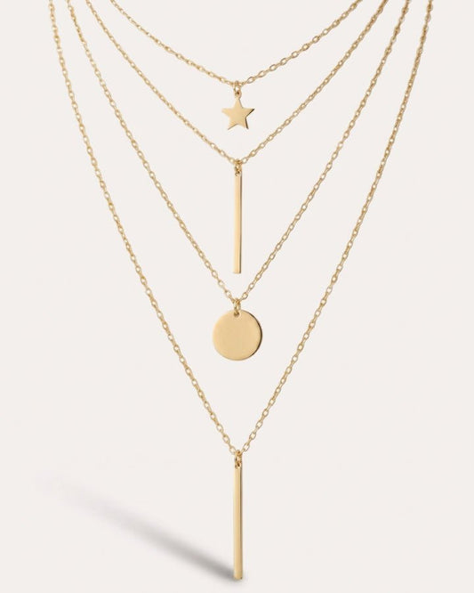 Velira Layered Necklace - Onyxelle