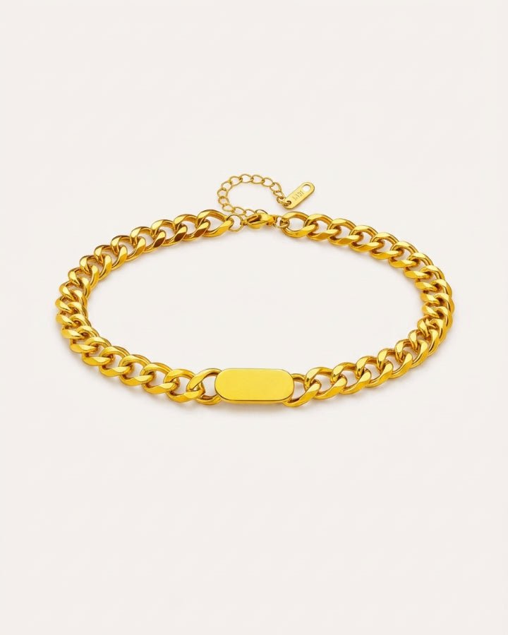 Riva Chunky Chain Bracelet - Onyxelle