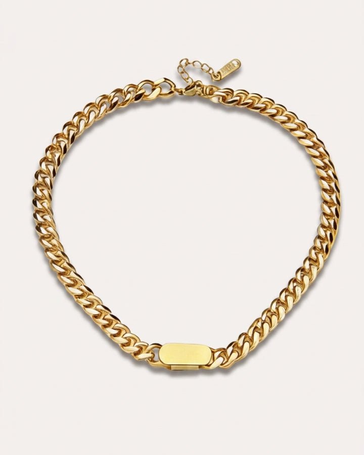 Riva Chunky Chain Necklace - Onyxelle