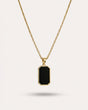 Vesper Rectangle Pendant Necklace