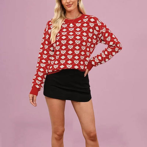 Pull à Motifs Géométriques Névale - Blanc / 34