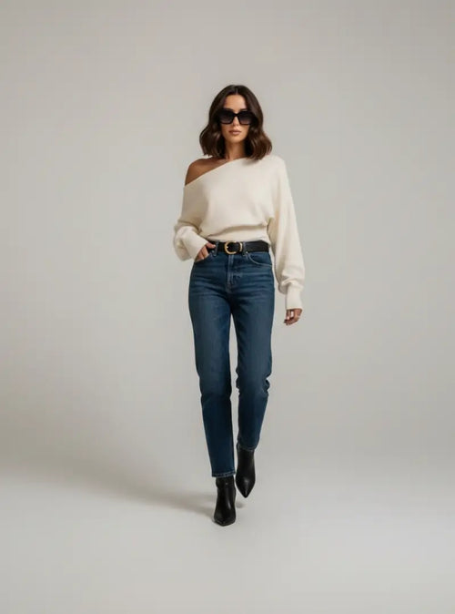 Pull Col Asymétrique Lyrene